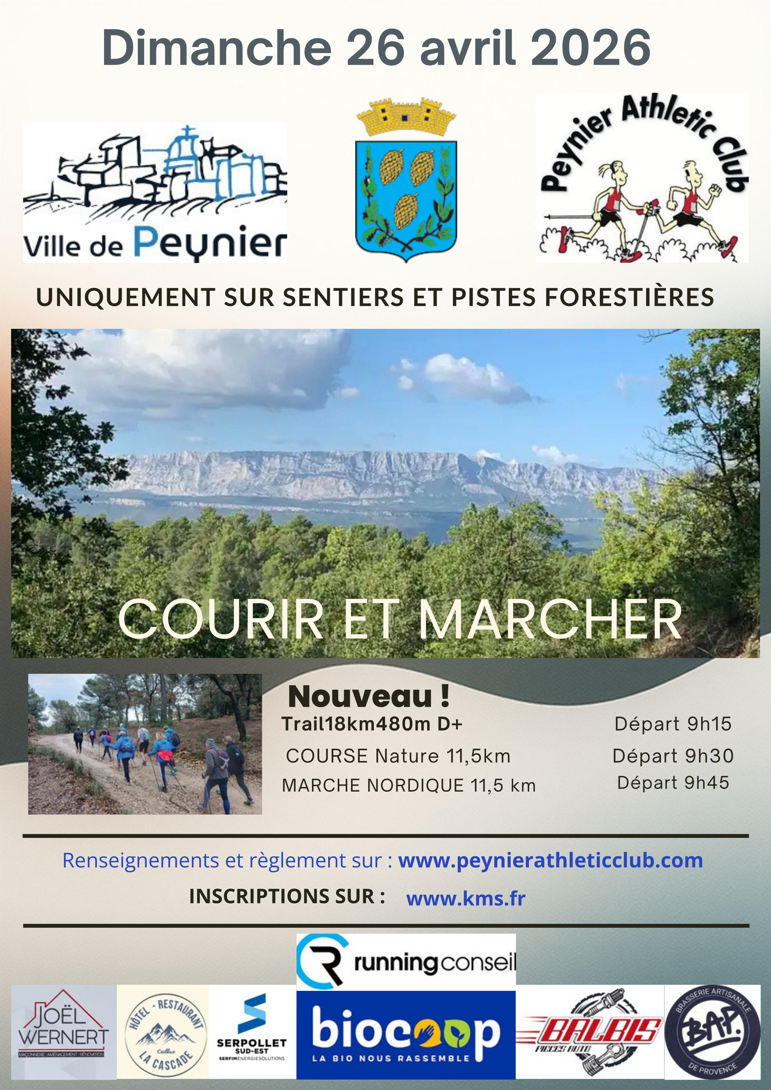 COURIR ET MARCHER A PEYNIER : image