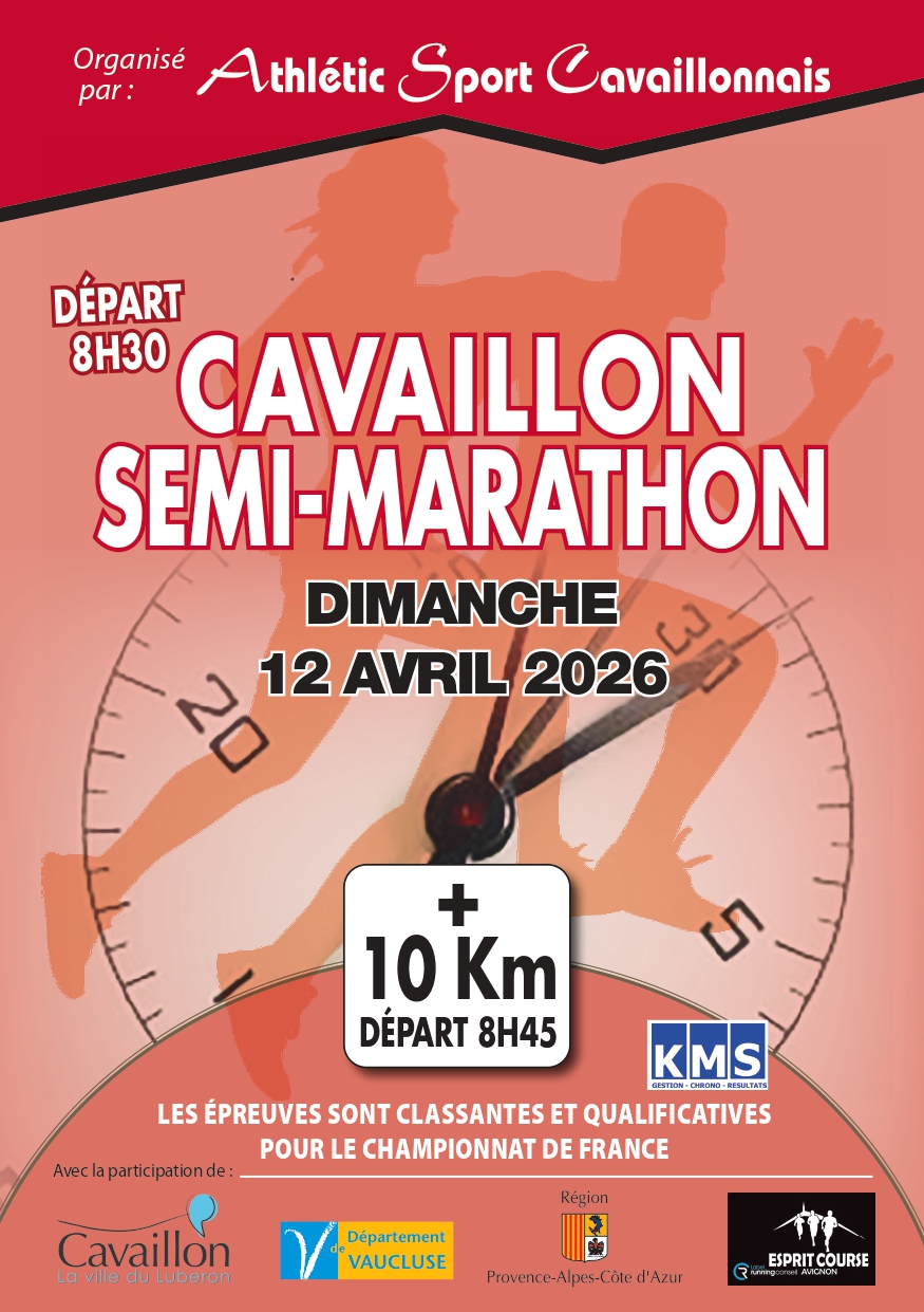 10KM et SEMI-MARATHON de CAVAILLON